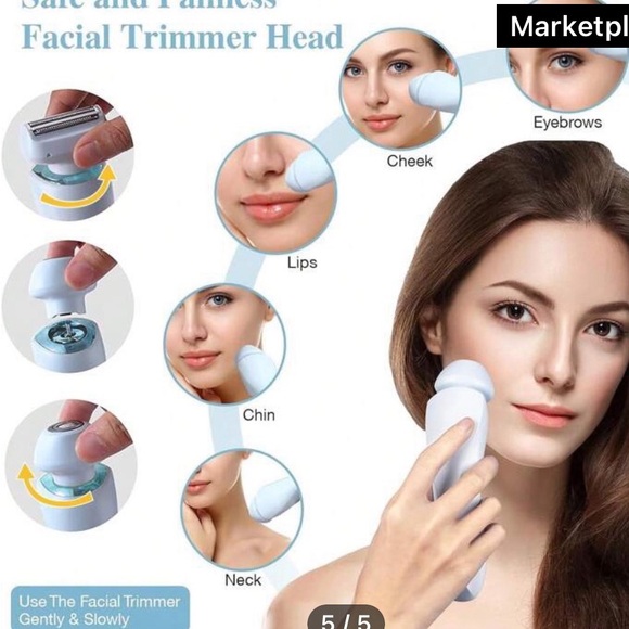 shaver for ladies Rechargeable 2-1 - Picture 5 of 9